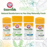 ARM & HAMMER Essentials Deodorant, Solid Oval, Orange Citrus, 2.5 OZ, thumbnail image 3 of 13