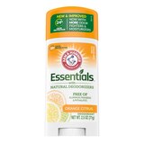 ARM & HAMMER Essentials Deodorant, Solid Oval, Orange Citrus, 2.5 OZ, thumbnail image 4 of 13