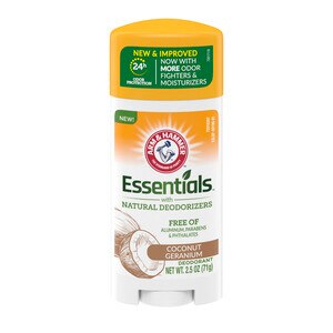 Arm and Hammer Essentials Deodorant, Coconut, 2.5 OZ