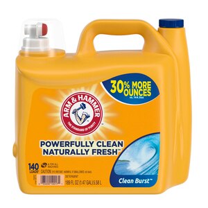 Arm & Hammer AHLiquid LaundryClean Burst Dual HE - 140 Oz , CVS