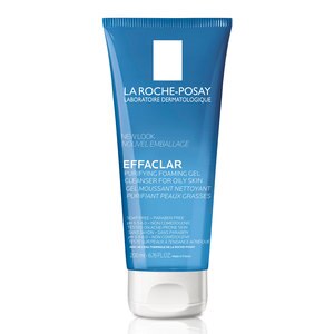 La Roche-Posay Effaclar Purifying Foaming Gel Cleanser for Oily Skin, Alcohol Free Acne Face Wash for Sensitive Skin