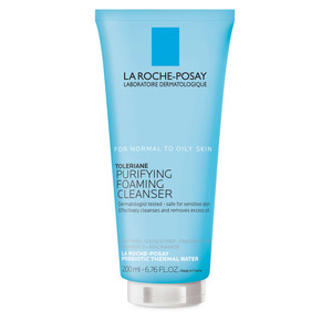 La Roche-Posay Purifying Toleriane Foaming Face Wash for Oily Skin, 6.76 Ounces