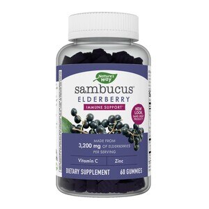 Nature's Way Sambucus Standardized Elderberry Gummies, 60 Ct , CVS