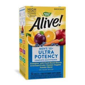 Nature's Way Alive! Once Daily Men's 50+ Ultra Potency Tablets, 60 CT