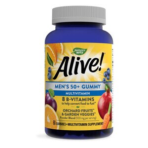 Alive! Men's 50+ Multivitamin Gummies, 60 Ct , CVS