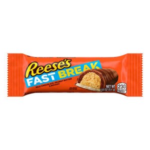Reese's Fast Break Milk Chocolate, Peanut Butter and Nougat Candy, 1.8 oz