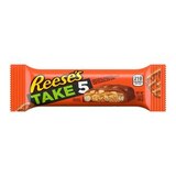 Reese's Take 5 Pretzel, Caramel, Peanut Butter, Peanuts, & Chocolate Candy Bar, 1.5 oz, thumbnail image 1 of 5