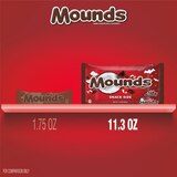 Mounds Dark Chocolate & Coconut Snack Size Candy Bars, 11.3 oz, thumbnail image 4 of 8