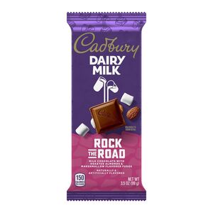 Cadbury Dairy Milk Rock the Road, Milk Chocolate, Almonds and Marshmallow Fudge, 3.5 oz | CVS