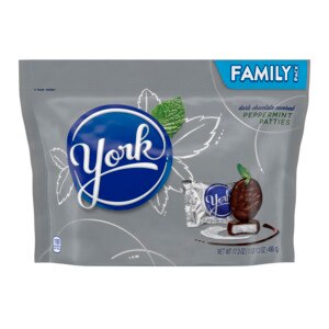 York Dark Chocolate Peppermint Patties Family Pack, 17.3 OZ