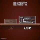 Herchey's Milk Chocolate Snack Size Candy, 5 ct, 2.25 oz, thumbnail image 4 of 8