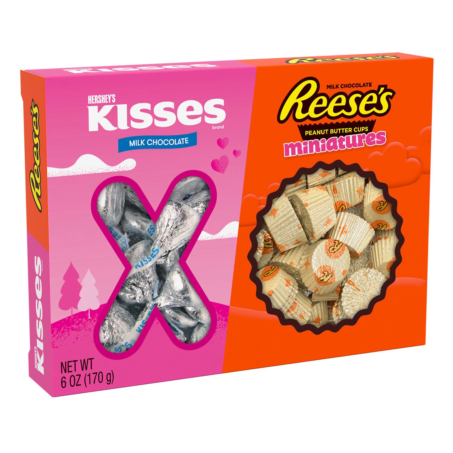 HERSHEY'S And REESE'S Milk Chocolate Assortment Treats, Valentine's Day Candy, 6 Oz , CVS