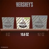 Hershey's Hugs Milk Chocolate Hugged by White Creme Candy, 10.6 oz, thumbnail image 5 of 7
