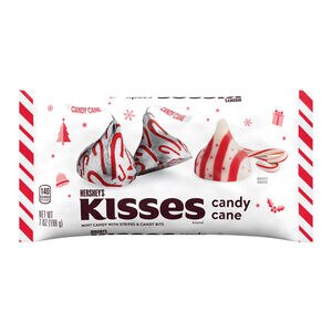 Hershey's  Kisses Brand Candy Cane, 8 OZ