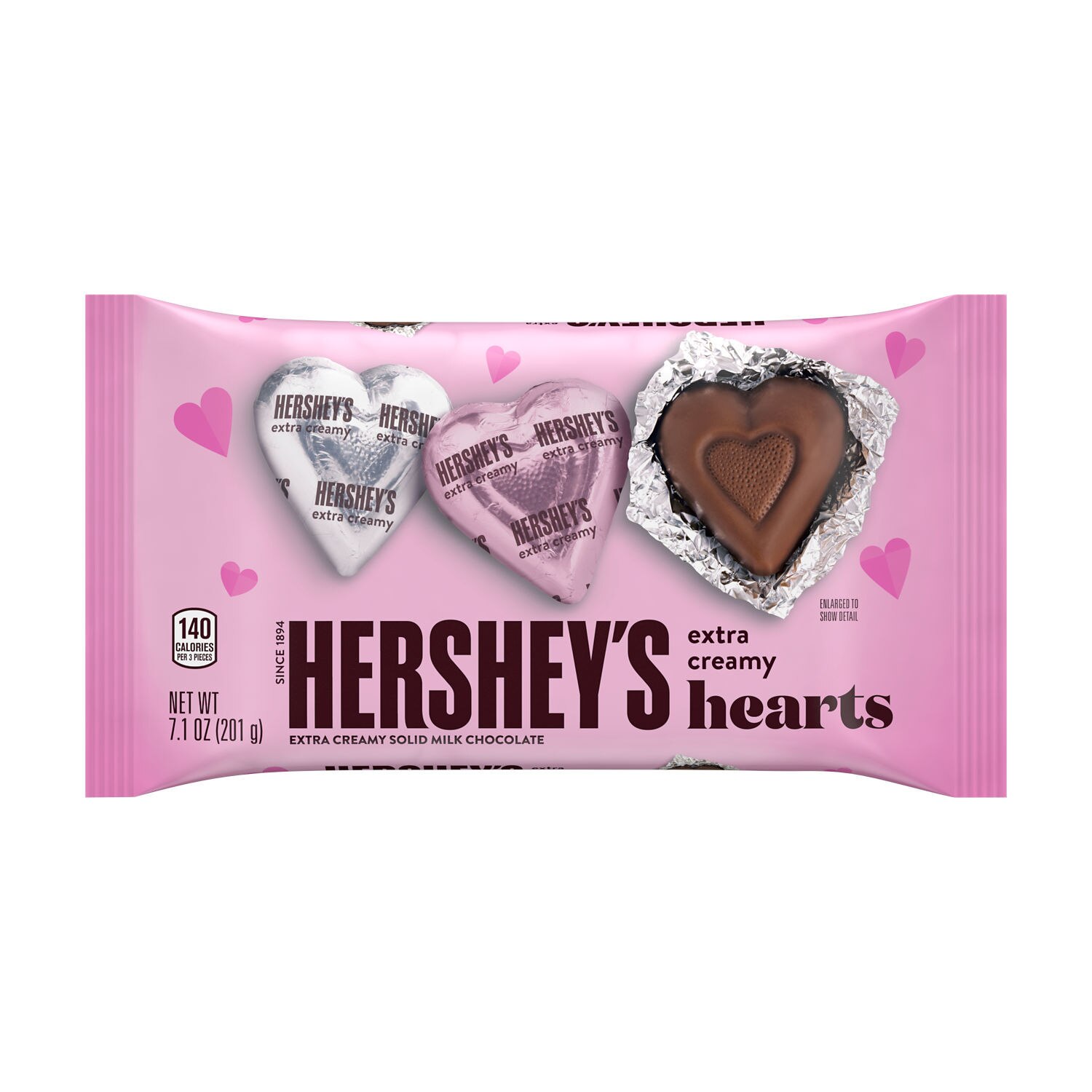 Hershey's Extra Creamy Sold Milk Chocolate Valentine's Hearts, 9.2 Oz , CVS