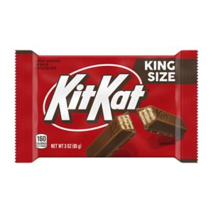 KIit Kat Milk Chocolate, King Size Wafer Candy, 3 OZ