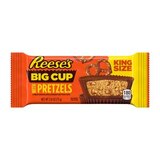Reese's Big Cup with Pretzels Milk Chocolate & Peanut Butter King Size Candy Cups, 2.6 oz, thumbnail image 1 of 5