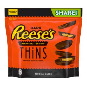 Reese's Thins Peanut Butter Cups Chocolate Candy, 7.37 OZ