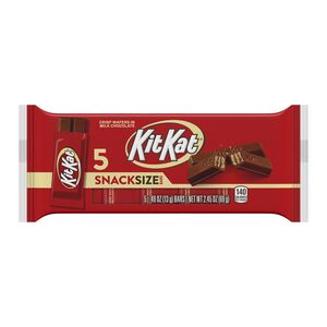 Kit Kat Milk Chocolate Snack Size Wafer Candy, 5 Ct, 2.45 Oz , CVS
