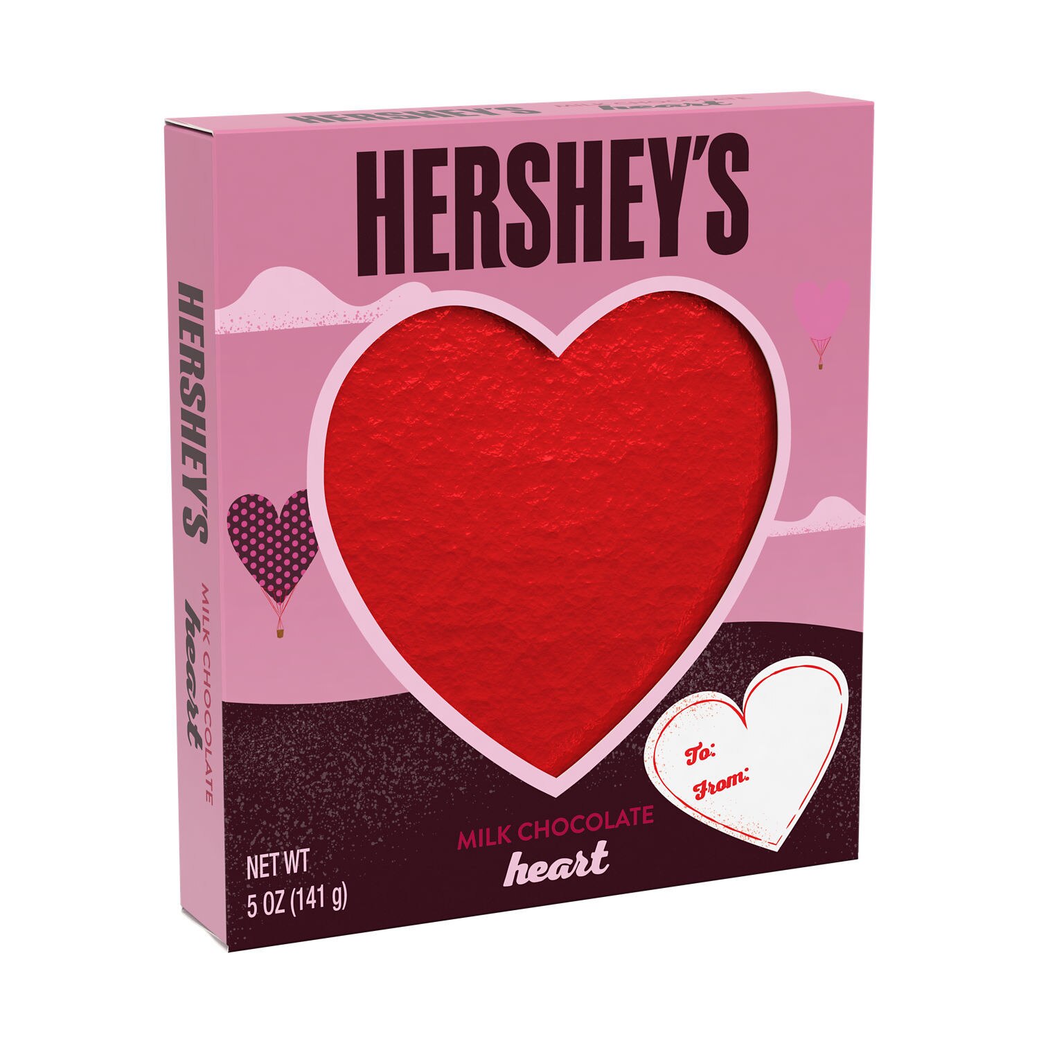 Hershey's Solid Milk Chocolate Heart, 5 Oz , CVS
