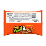 Reese's Take 5 Pretzel, Peanut and Chocolate Snack Size, 11.25 oz, thumbnail image 2 of 8