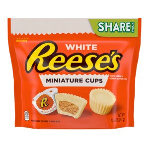 Reese's - Peanut Butter Cups en miniatura, con chocolate blanco