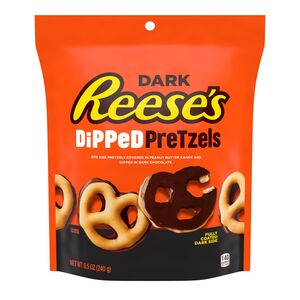  Reese's Dark Chocolate Dipped Pretzels in Peanut Butter, 8.5 OZ 