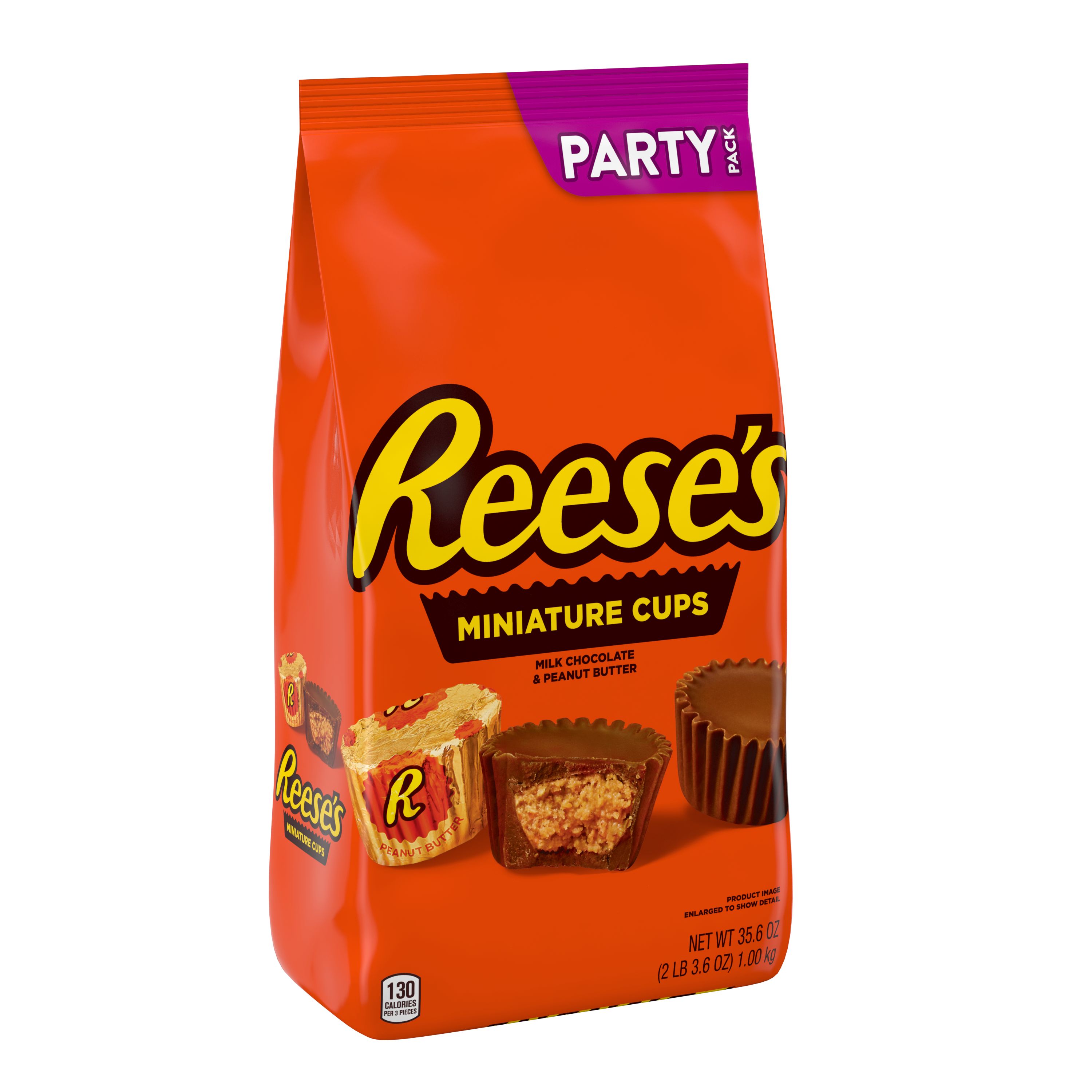 Reese's Miniatures Milk Chocolate Peanut Butter Cups, 37.84 oz