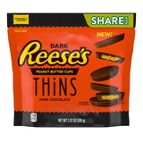 Reese's Thins Peanut Butter Cups Dark Chocolate Candy, 7.37 OZ, thumbnail image 1 of 7