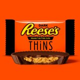 Reese's Thins Peanut Butter Cups Dark Chocolate Candy, 7.37 OZ, thumbnail image 4 of 7