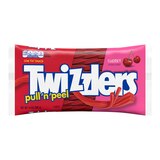 Twizzlers Pull N' Peel Cherry Flavored Licorice Style, Low Fat Candy Bag, 14 oz, thumbnail image 1 of 8