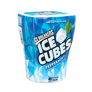 Ice Breakers Ice Cubes - Chicles sin azúcar, Peppermint