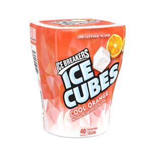 Ice Breakers Ice Cubes Gum Cool Orange, 3.24 OZ