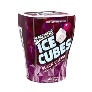 Ice Breakers Ice Cubes Sugar Free Black Cherry Gum, 40 Ct, 3.24 Oz , CVS