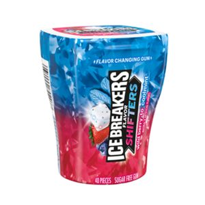 Ice Breakers Ice Cubes Sugar Free Gum, Cinnamon, 40 ct, 3.24 oz