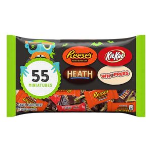 Hershey Miniatures Chocolate Assortment Candy, 15 oz, Variety Bag (55 Pieces)