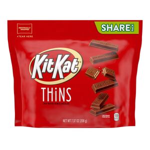 Kit Kat Thins Individually Wrapped Milk Chocolate Wafer Candy Bars, 7.37 oz | CVS