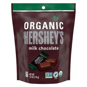 Hershey's Individually Wrapped Organic Milk Chocolate Candy Bars, 4.2 OZ