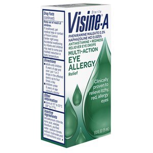 Eye Allergy Drops >> Visine A Antihistamine Redness Multi Action Eye Allergy Reliever Eye Drops 0 5 Oz Eye Allergy Drops >> Visine A Antihistamine Redness Multi Action Eye Allergy Reliever Eye Drops 0 5 Oz