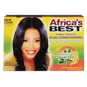 Africa S Best No Lye Dual Conditioning Relaxer System Regular