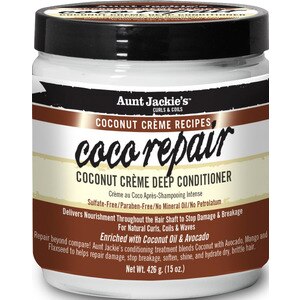 Aunt Jackie's Coconut Coco Repair Coconut Creme Deep Conditioner, 15 OZ