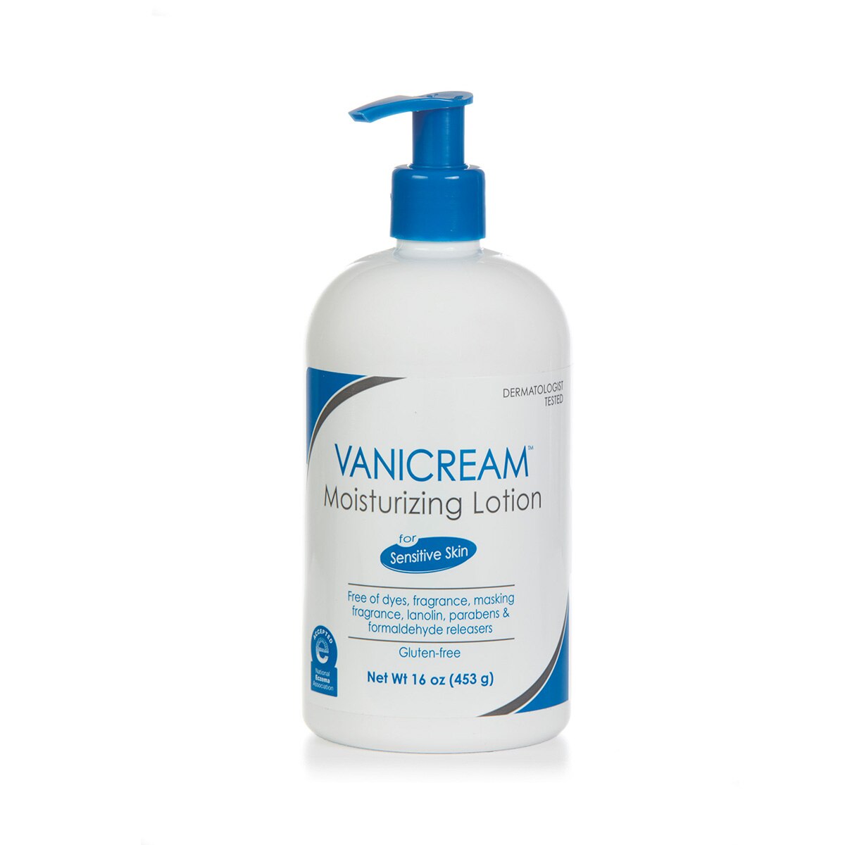 Vanicream Lite - Loción para piel sensible, sin fragancia, 16 oz