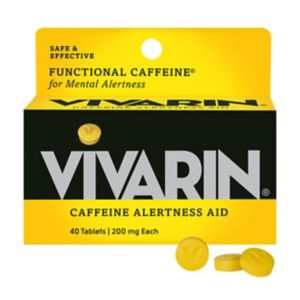 Vivarin Caffeine Alertness Aid 200 MG Tablets, 40 Ct , CVS