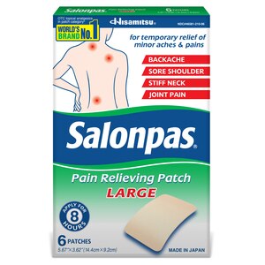 Salonpas - Parche para aliviar el dolor, 6 u.