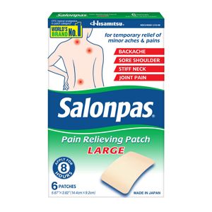 Salona's Pain Relieving Patch, Large, 6CT