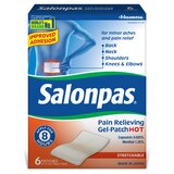 Salonpas Pain Relieving Gel Patch Hot, 6 CT, thumbnail image 1 of 5