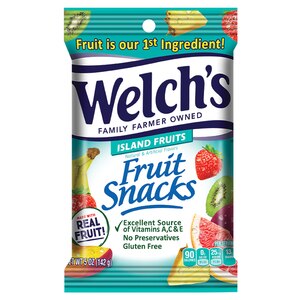 Welch's Island Fruits Fruit Snacks, 5 OZ