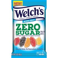 Welch's Zero Sugar Fruity Bites, Mixed Fruit, 3 oz