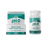 pH-D Feminine Health Boric Acid Vaginal Suppositories for Vaginal Odor, 24 CT, thumbnail image 3 of 3