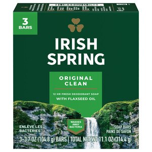 Irish Spring Bar Soap Original, 3 Ct - 3.7 Oz , CVS